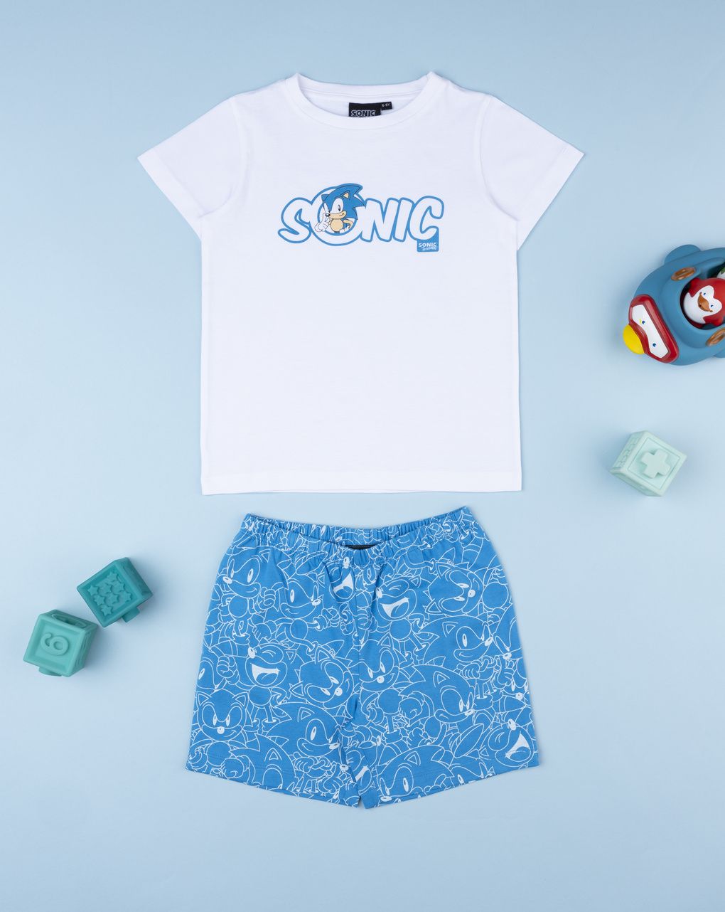 Pigiama corto bimbo sonic