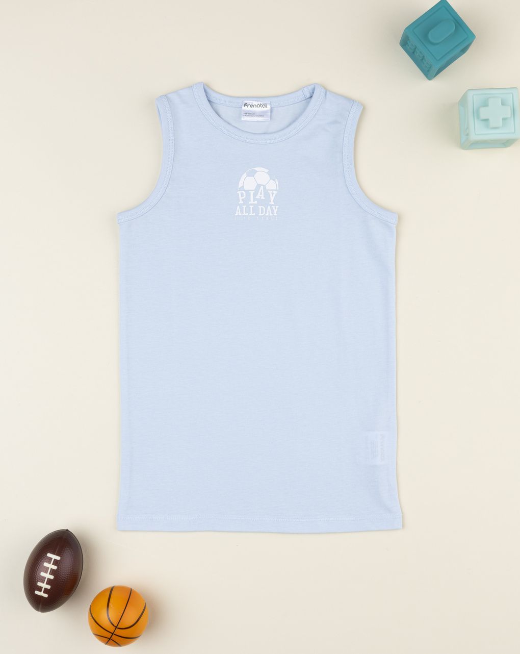 Canotta bimbo azzurra soccer