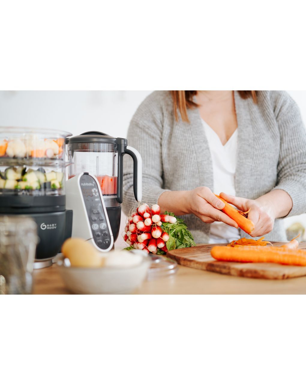 Cuocipappa nutribaby (+) grigio - babymoov