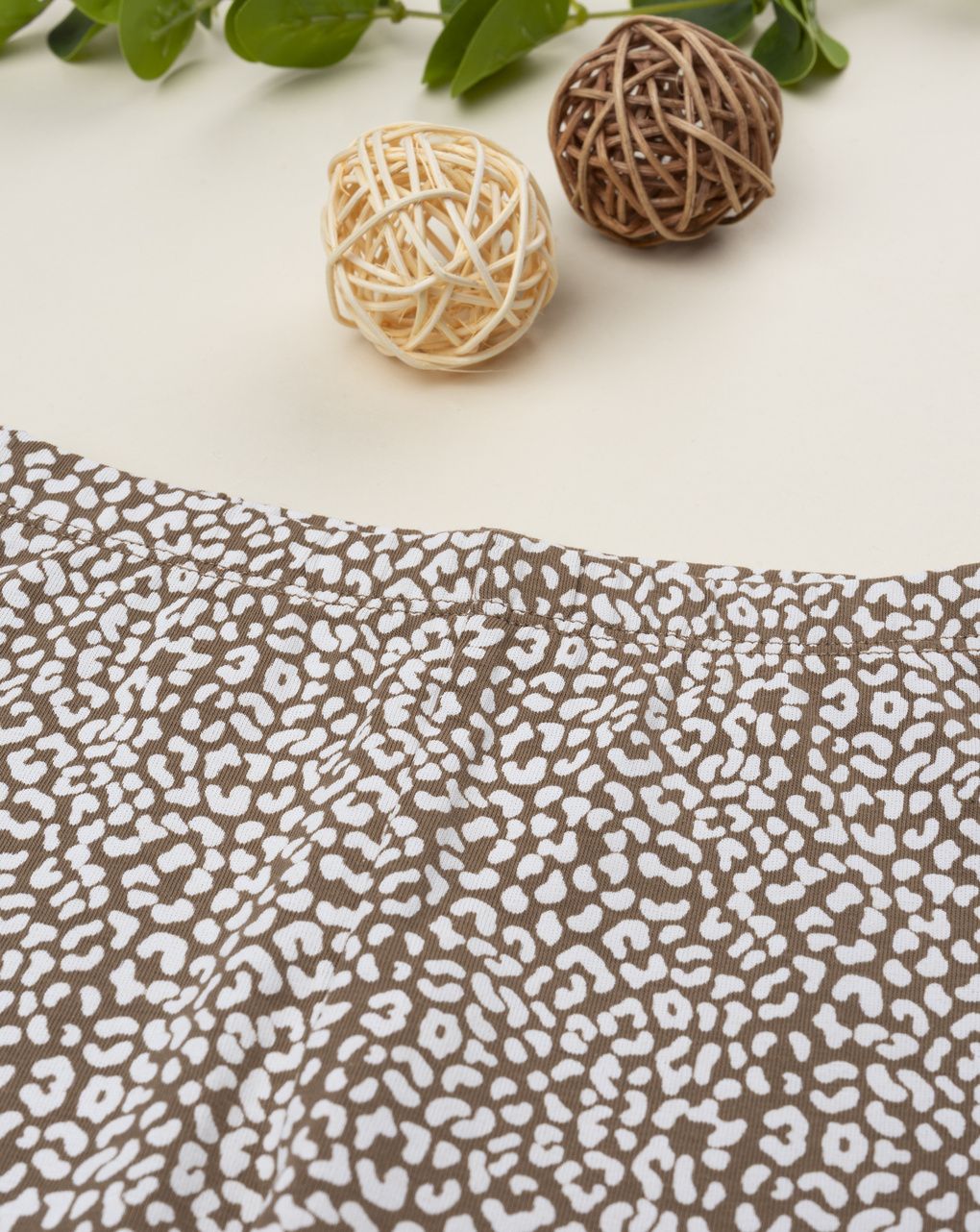 Legging bimba maculato marrone