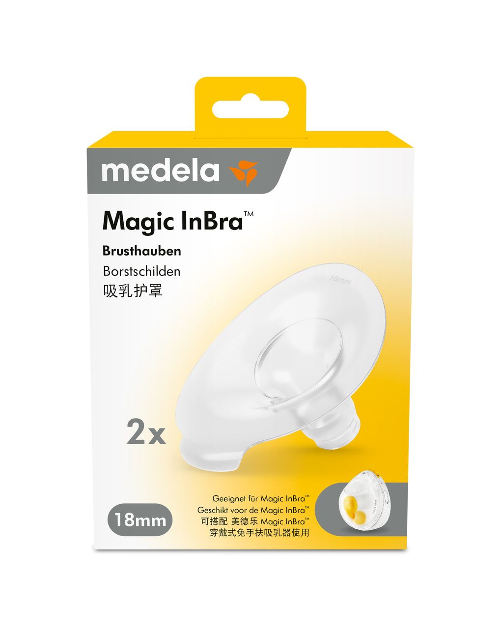 Coppa per il seno magic inbra 18mm - medela