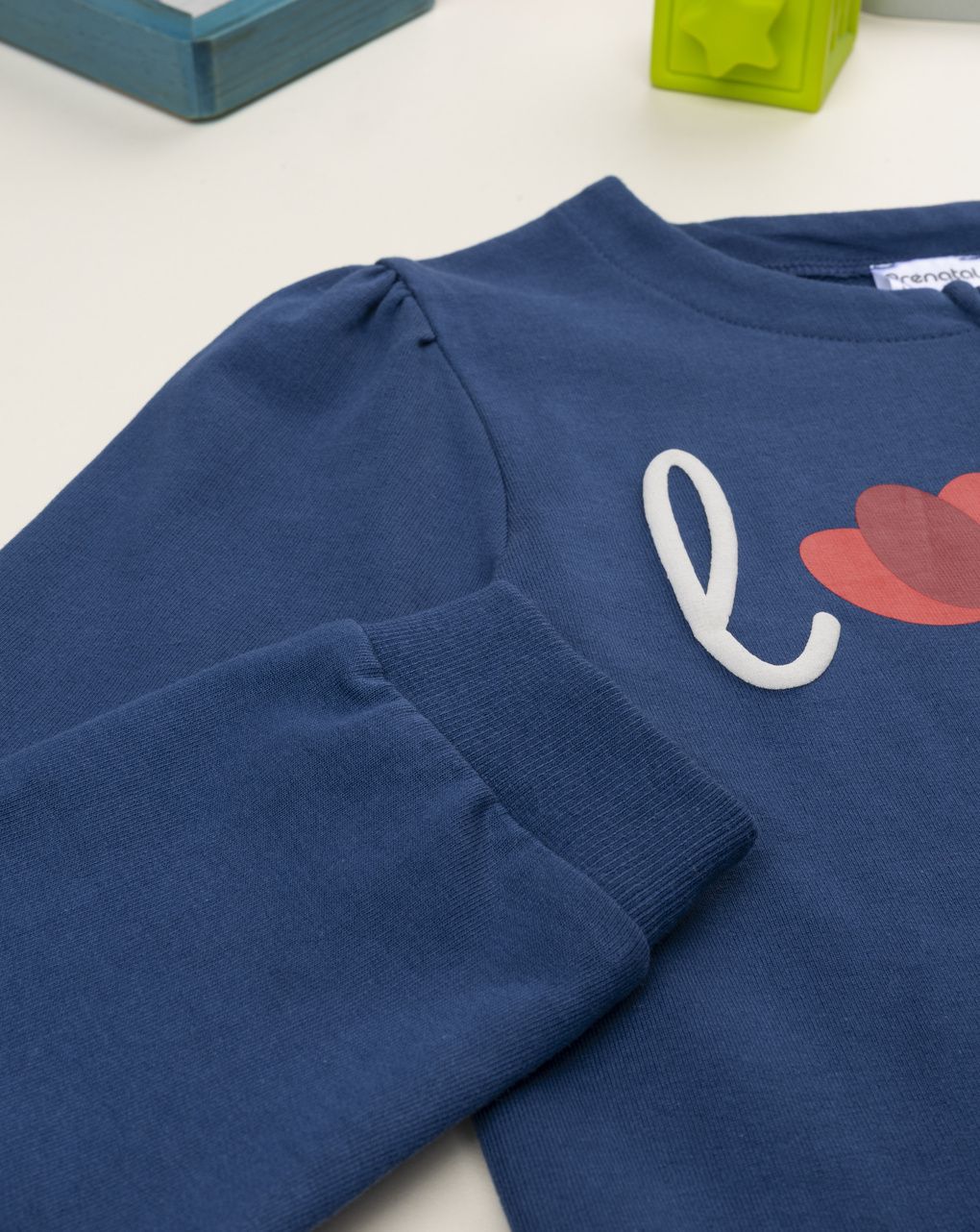 Felpa bimba blu love