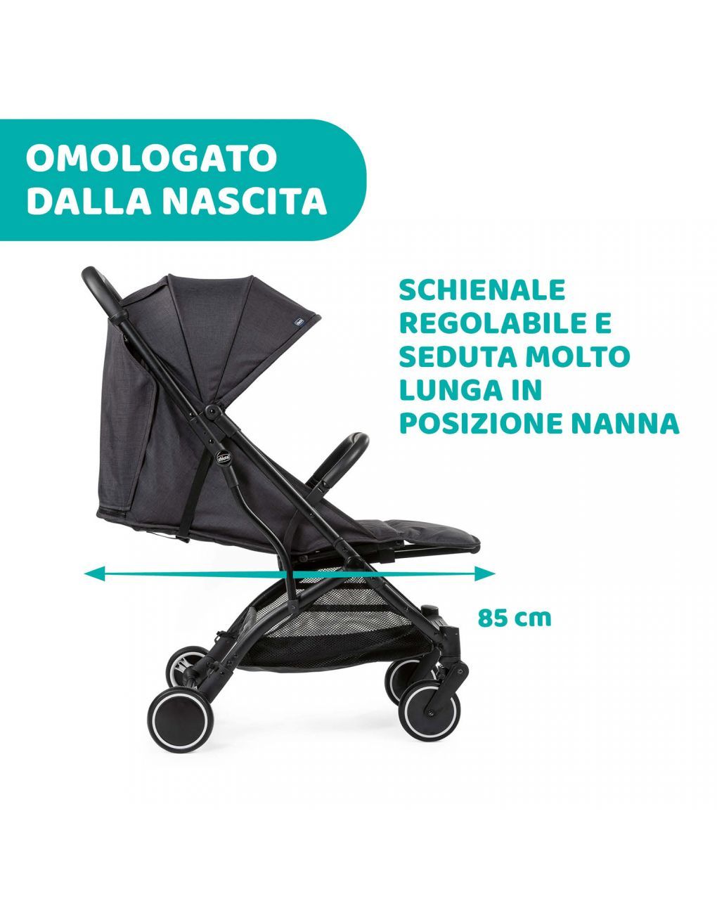 Passeggino trolley me stone - chicco