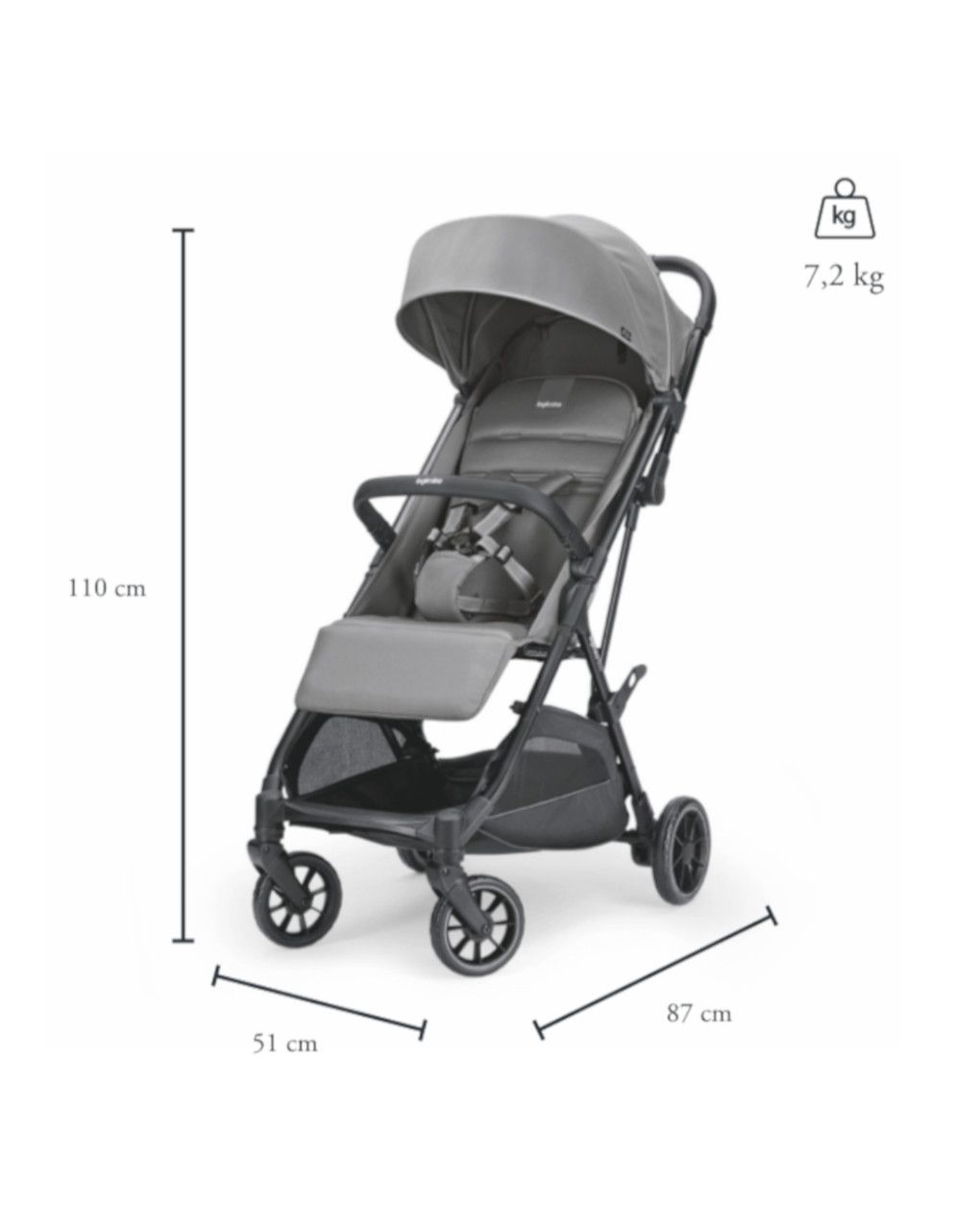 Passeggino now colore shot beige - inglesina