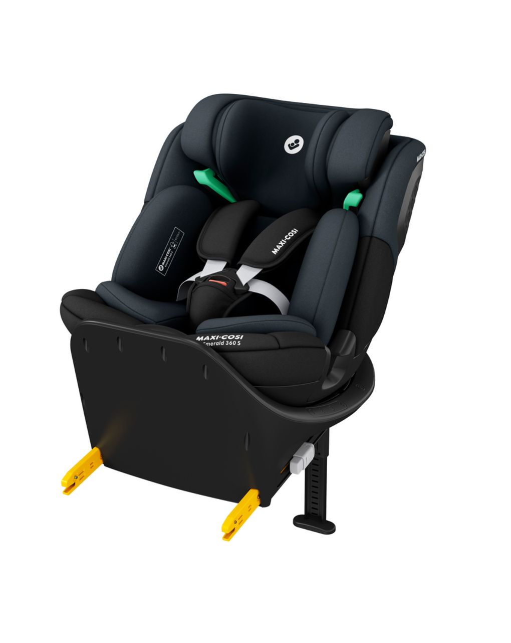 Seggiolino auto emerald 360 s i-size (40-150 cm) tonal black - maxi cosi