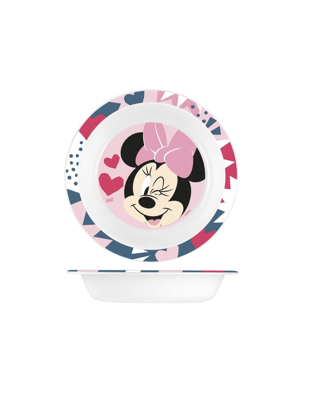 Piatto fondo minnie icon 21 cm - lulabi