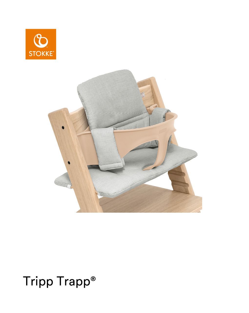 Tripp trapp® classic cuscino nordic grey - stokke