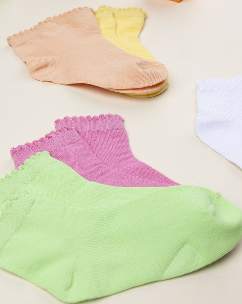 Pack 5 calze bambina vari colori
