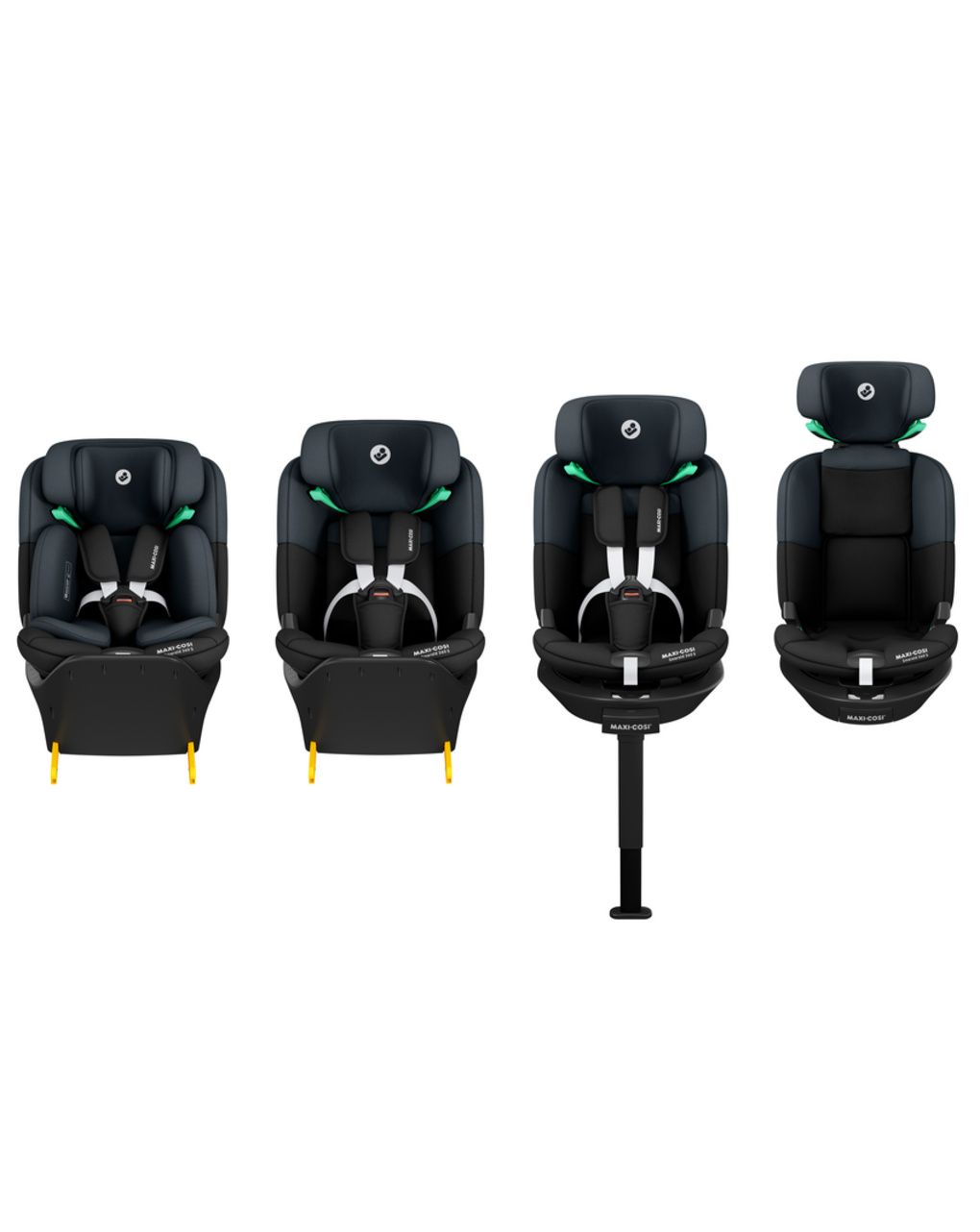 Seggiolino auto emerald 360 s i-size (40-150 cm) tonal black - maxi cosi