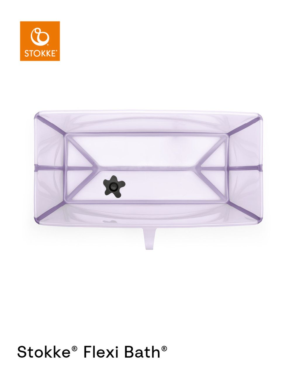 Vaschetta pieghevole flexi bath® x-large lavender - stokke®