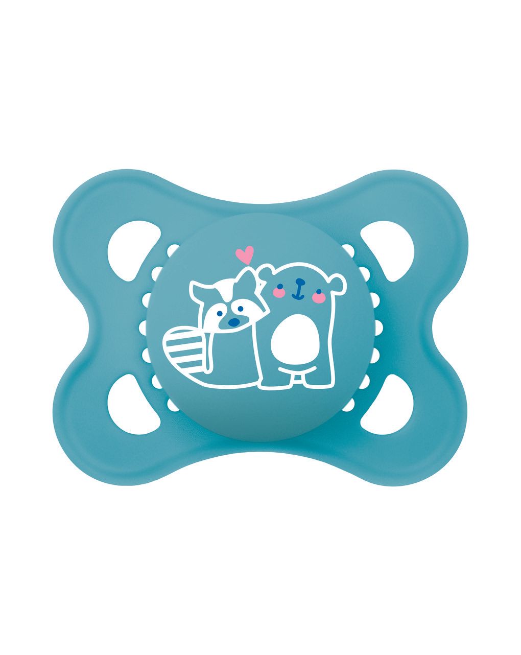 Succhietti original 2-6m silicone bio-circolare conf. doppia azzurro/beige - mam