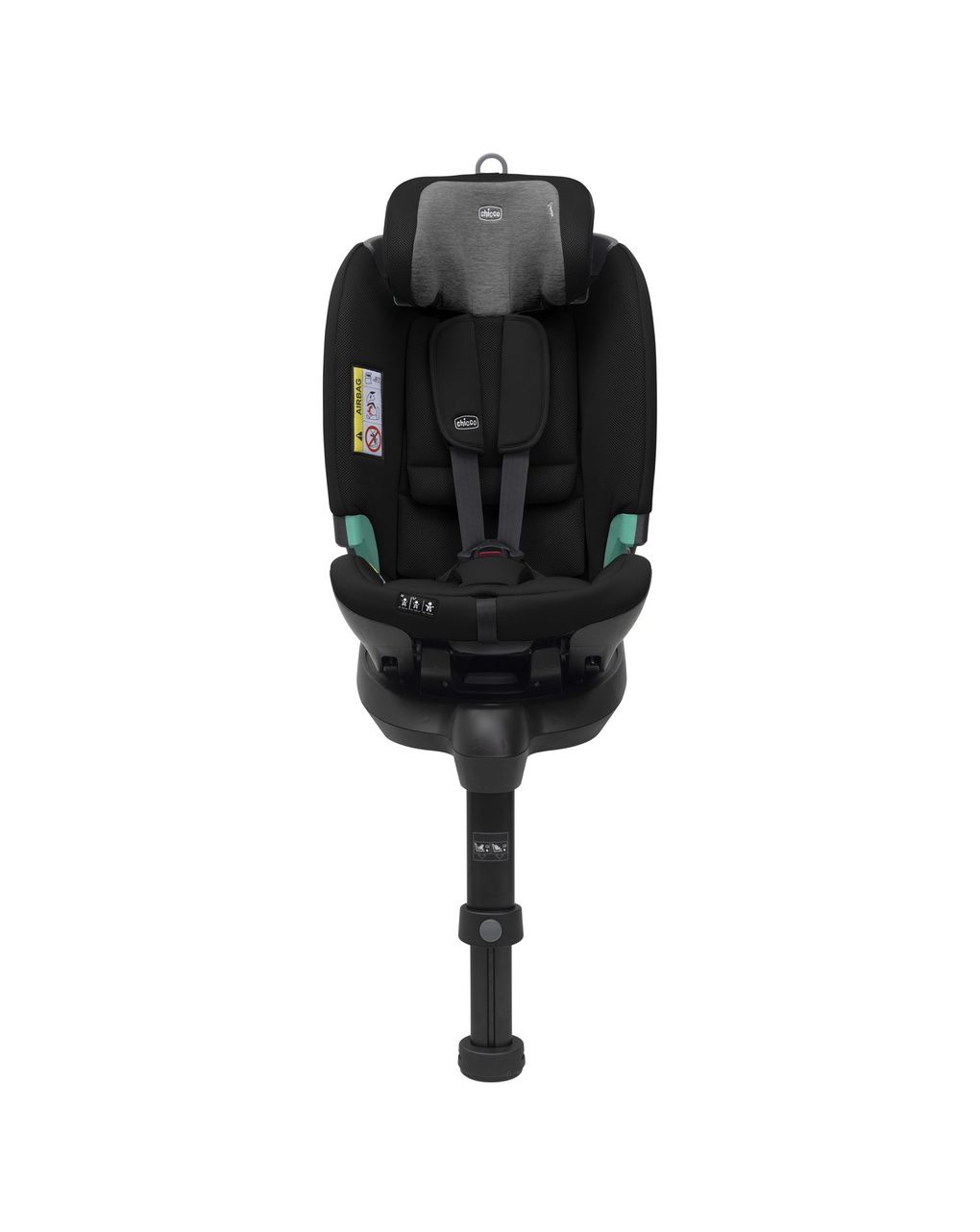 Seggiolino fulseat 360 black satin 61-150cm - chicco