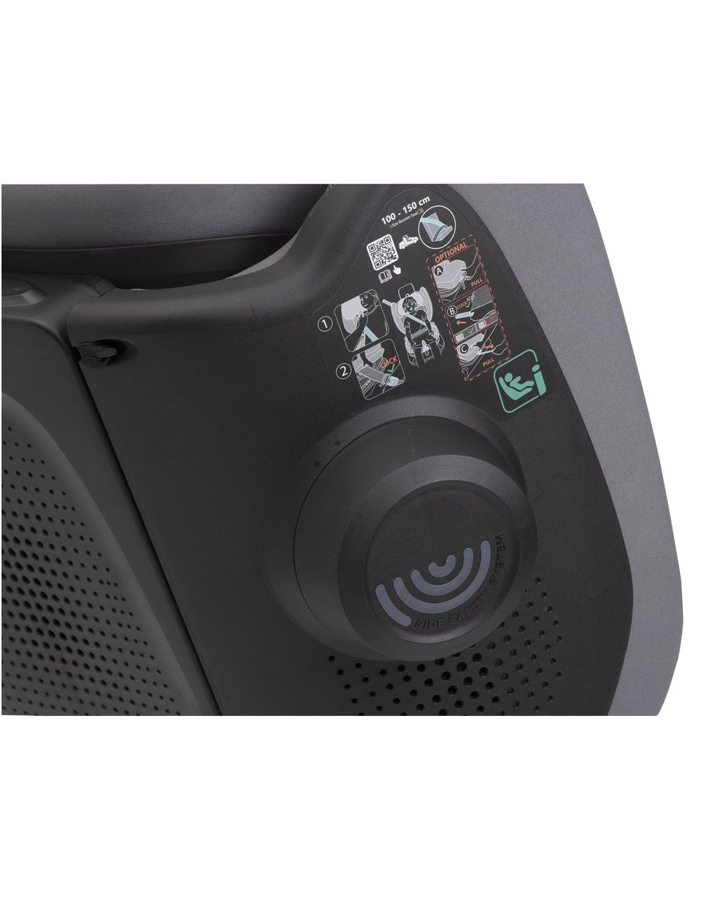 Seggiolino fold&go s i-size glam grey 100-150cm - chicco