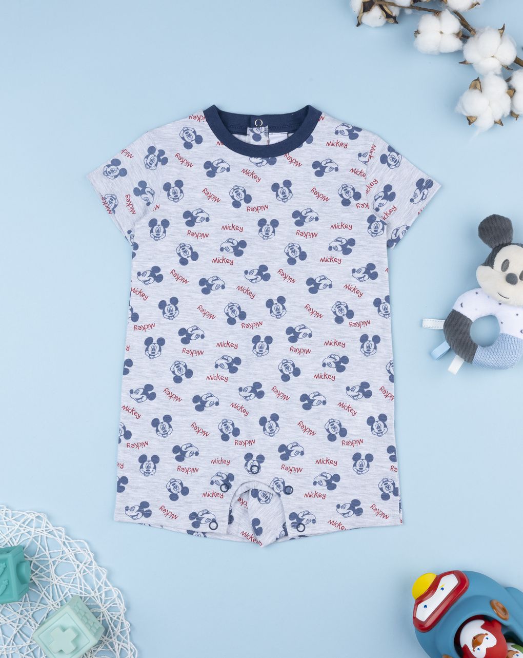 Pigiamone bimbo mickey mouse allover