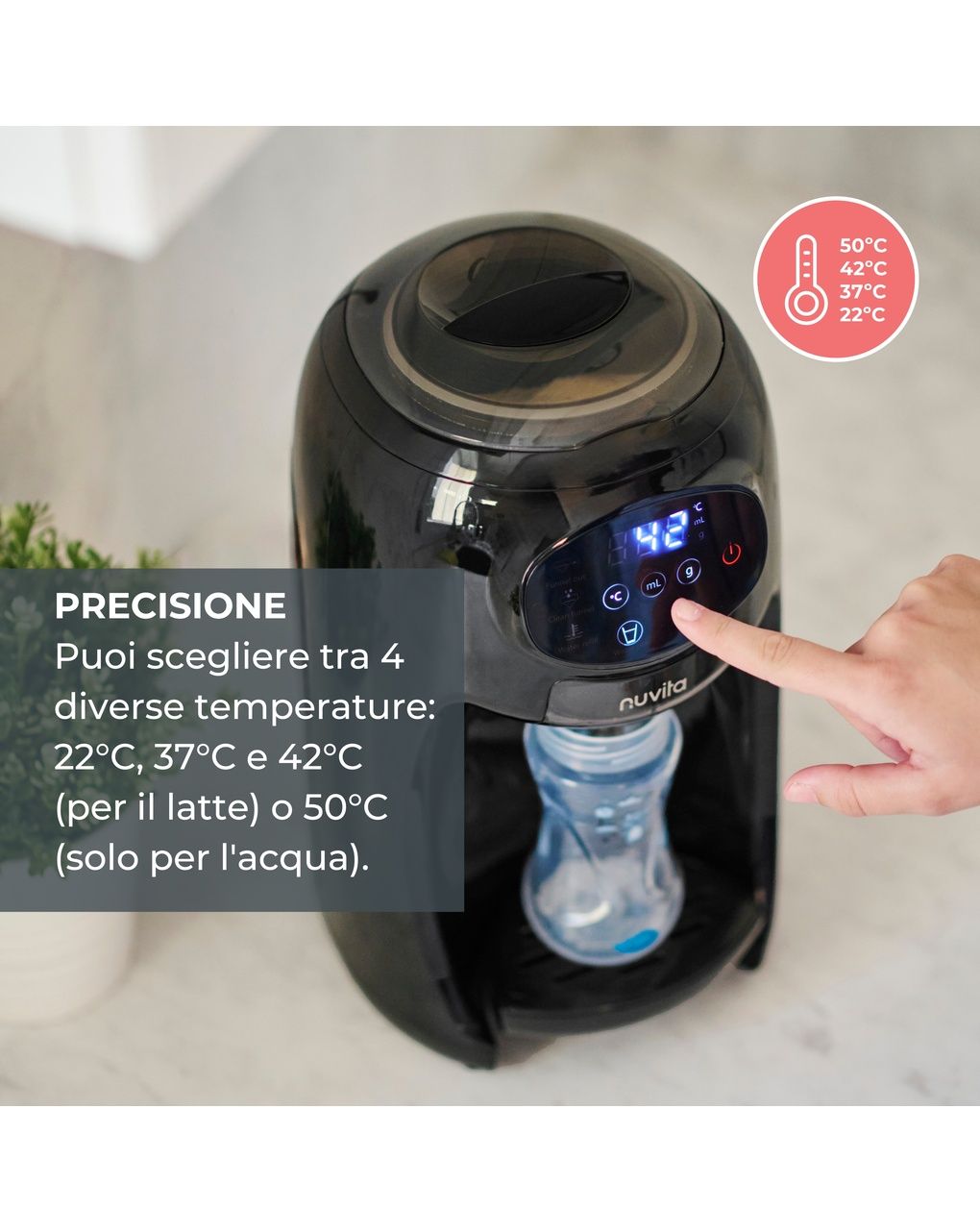 Preparatore istantaneo di biberon lattespresso -  1180 - nuvita