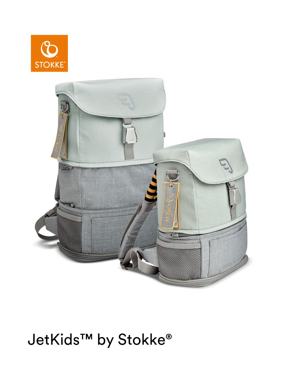Zaino jetkids crew backpack green aurora - stokke®