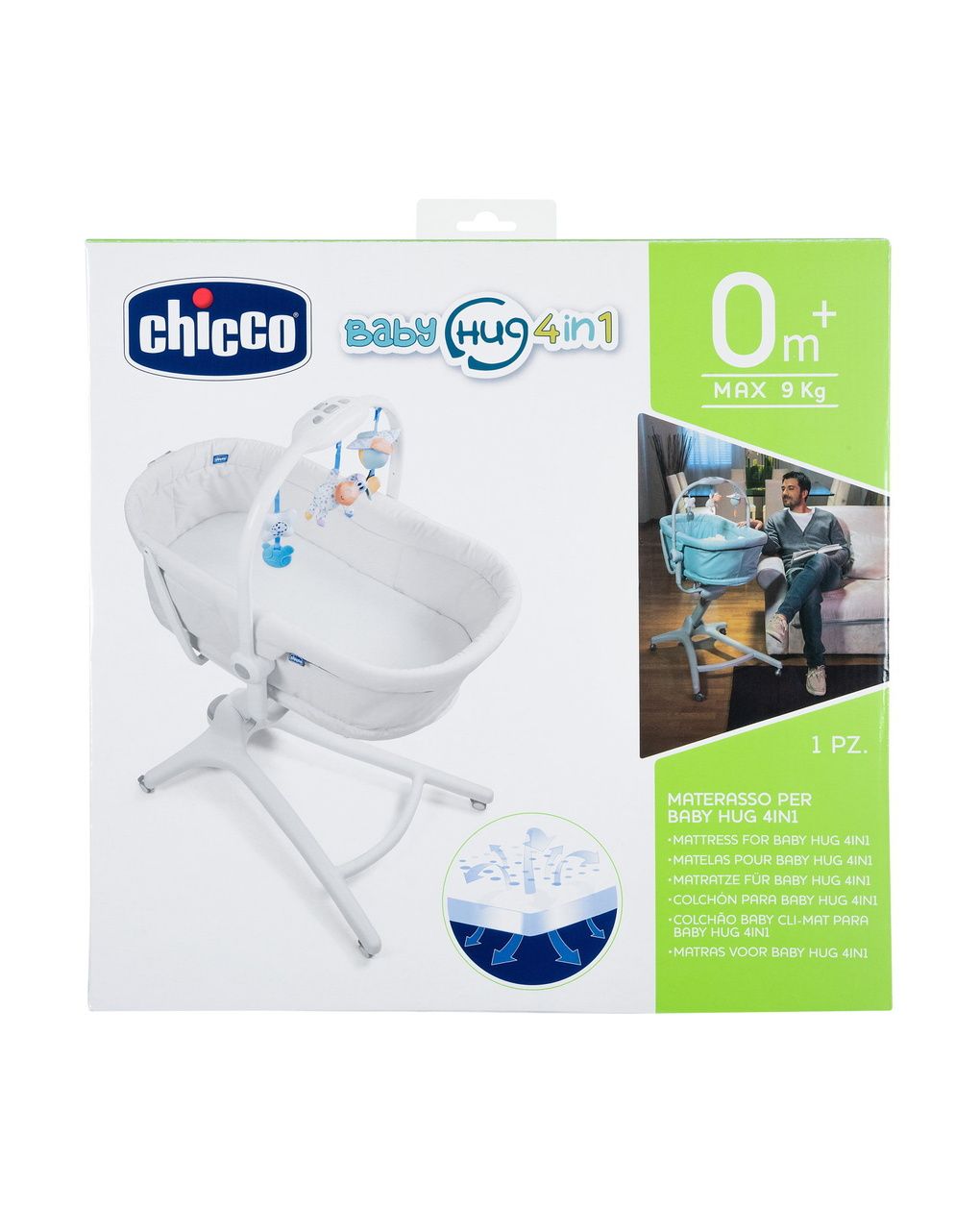 Materasso baby hug white - chicco