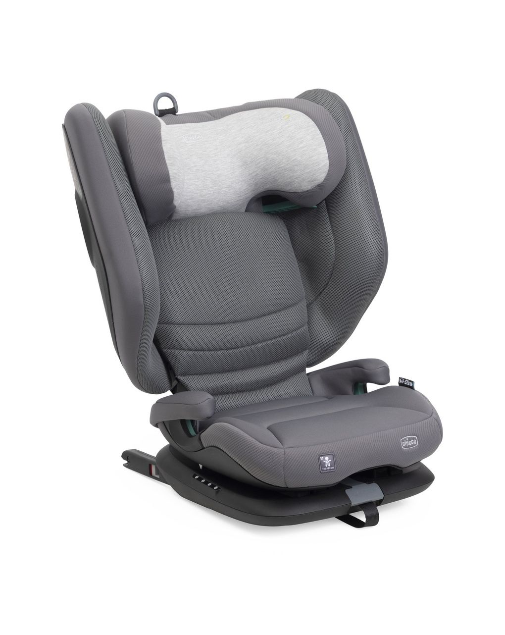 Seggiolino fold&go s i-size glam grey 100-150cm - chicco