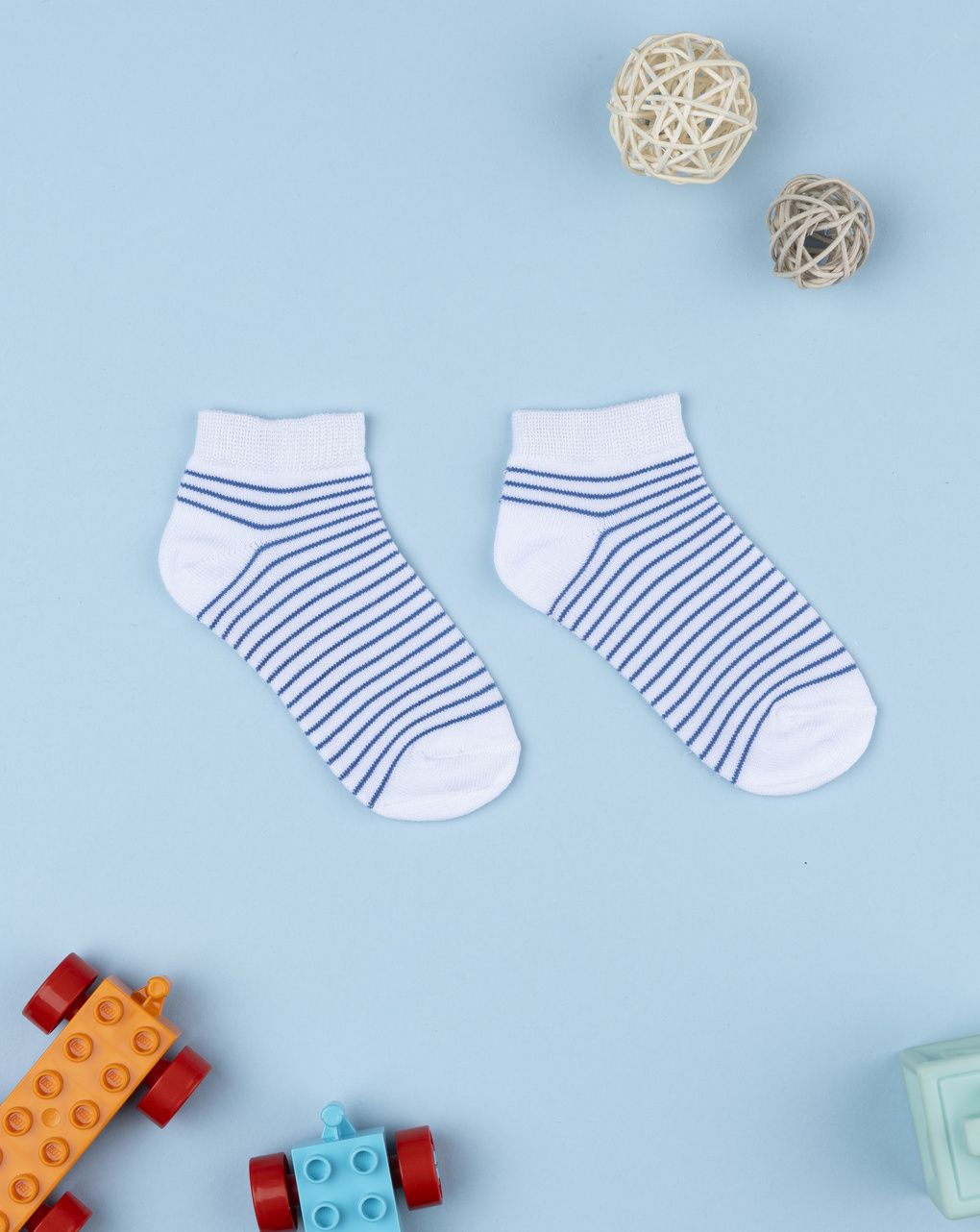 Calze bambino bianco/blu