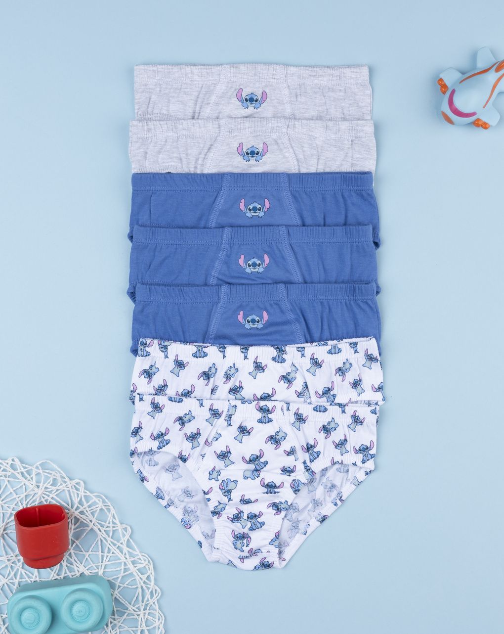 Pack 7 slip bimbo stitch