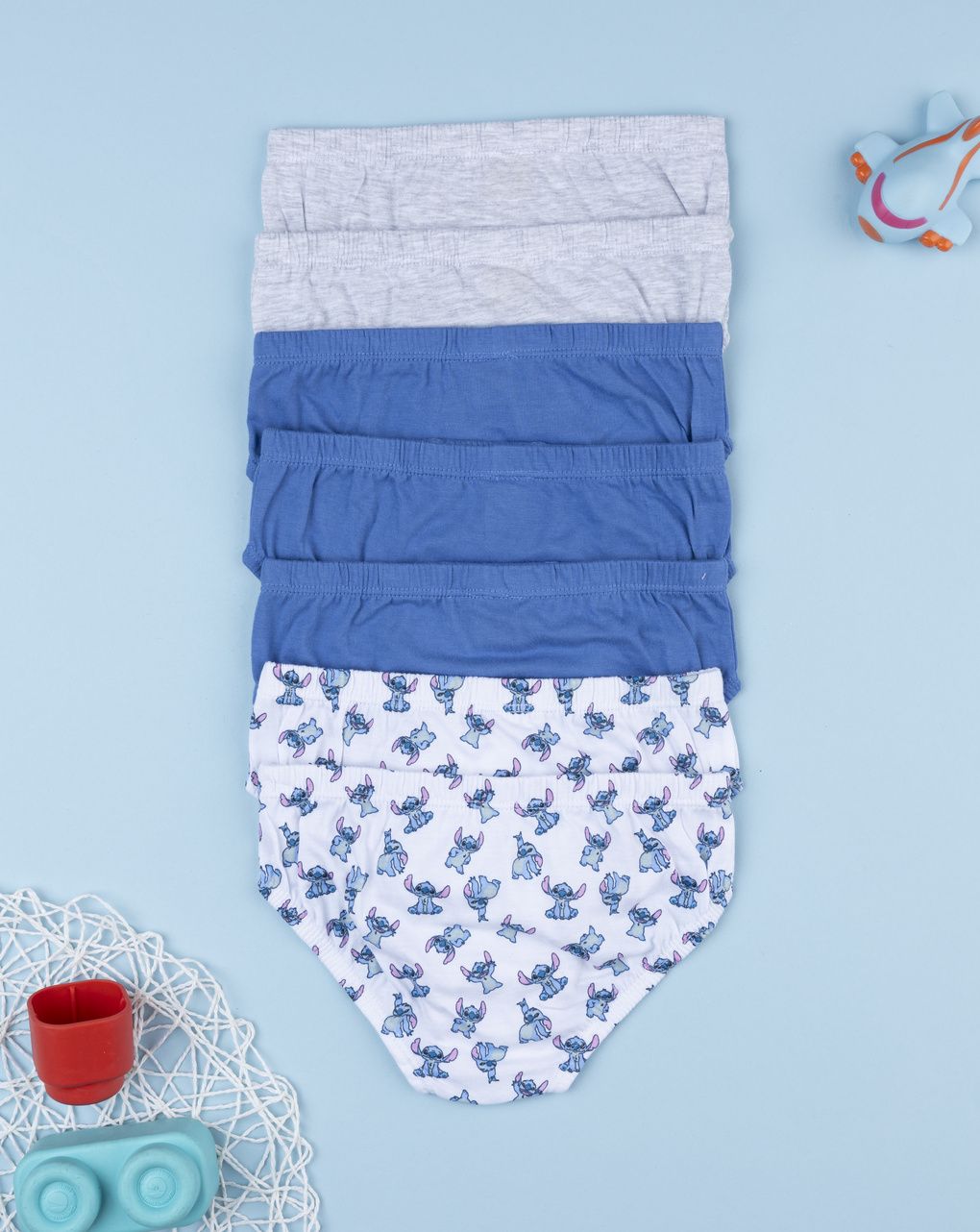 Pack 7 slip bimbo stitch