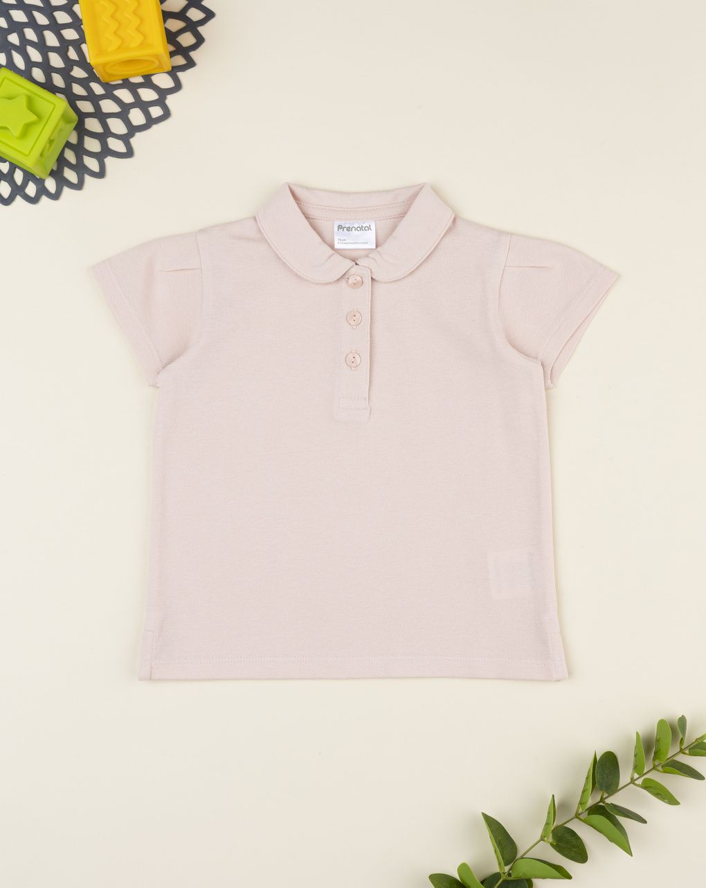 Polo bimba rosa chiaro