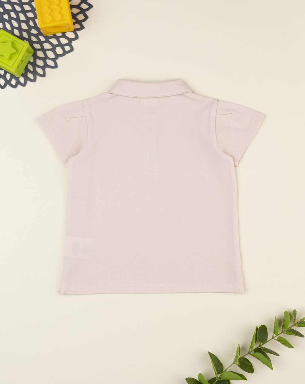 Polo bimba rosa chiaro