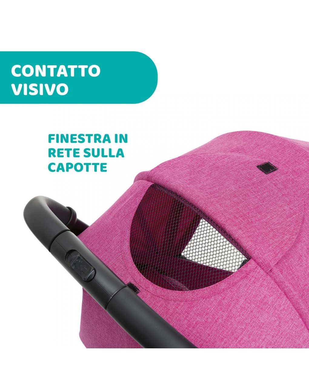 Passeggino trolley me aurora pink - chicco