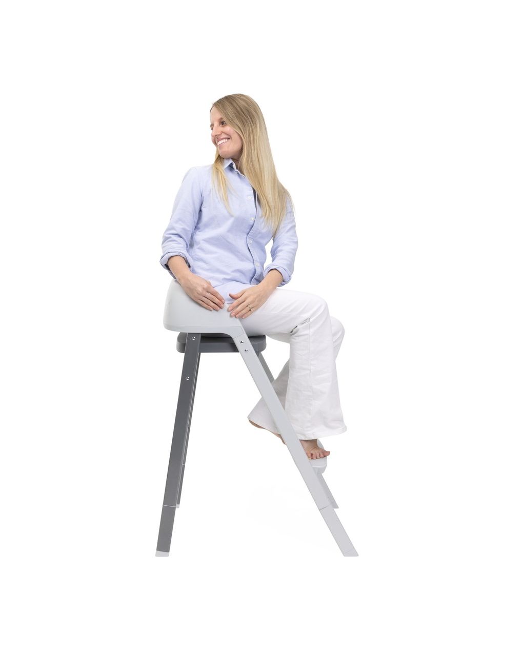 Sedia evolutiva crescendo up steel cloud re_lux - chicco