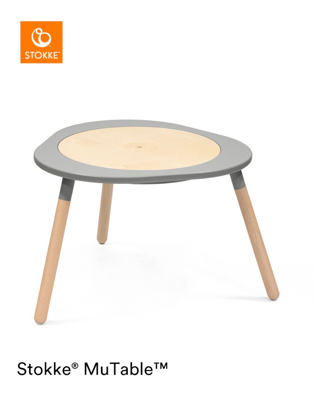 Tavolo da gioco mutable™ v2 storm grey - stokke®