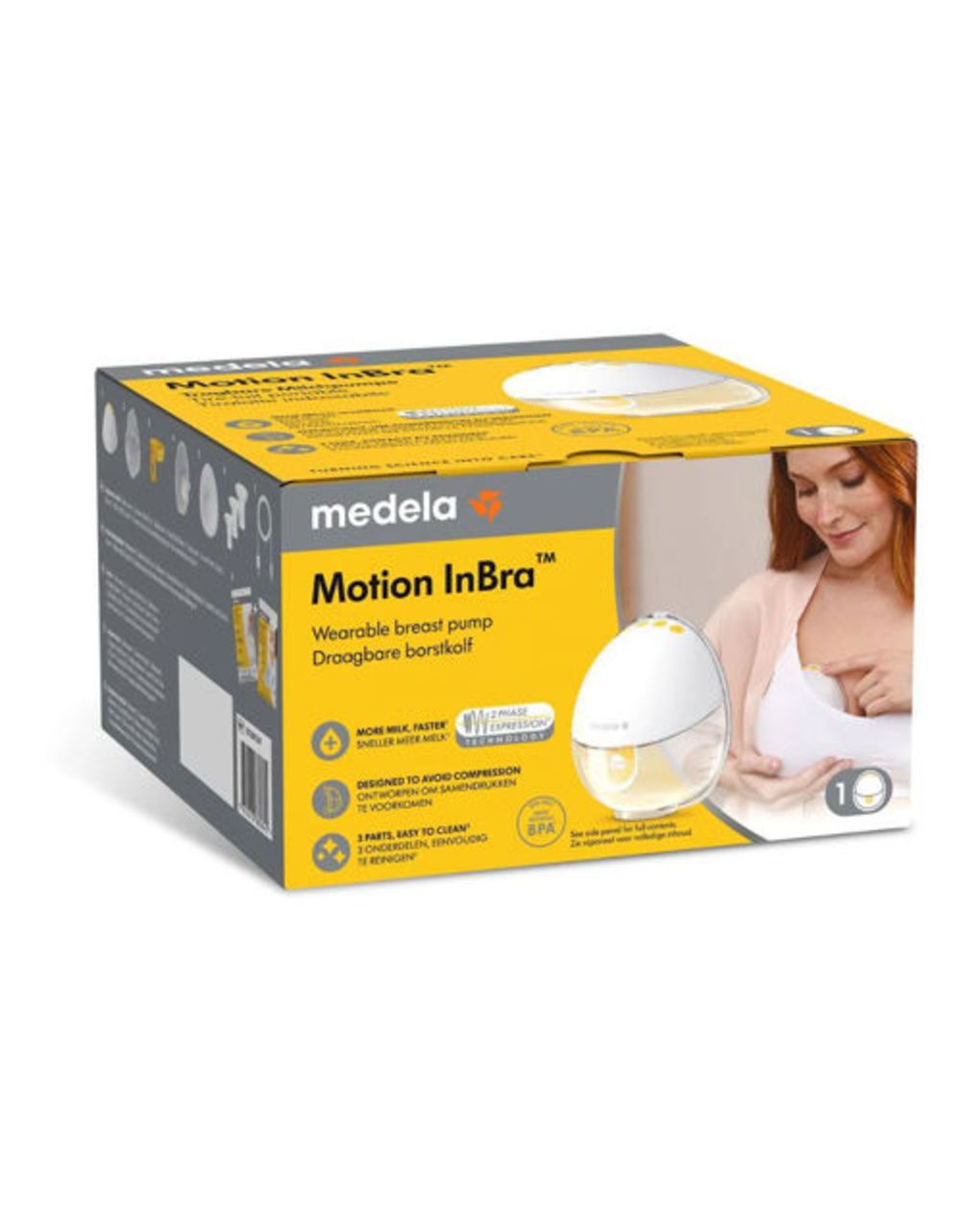 Tiralatte indossabile motion inbra singolo - medela