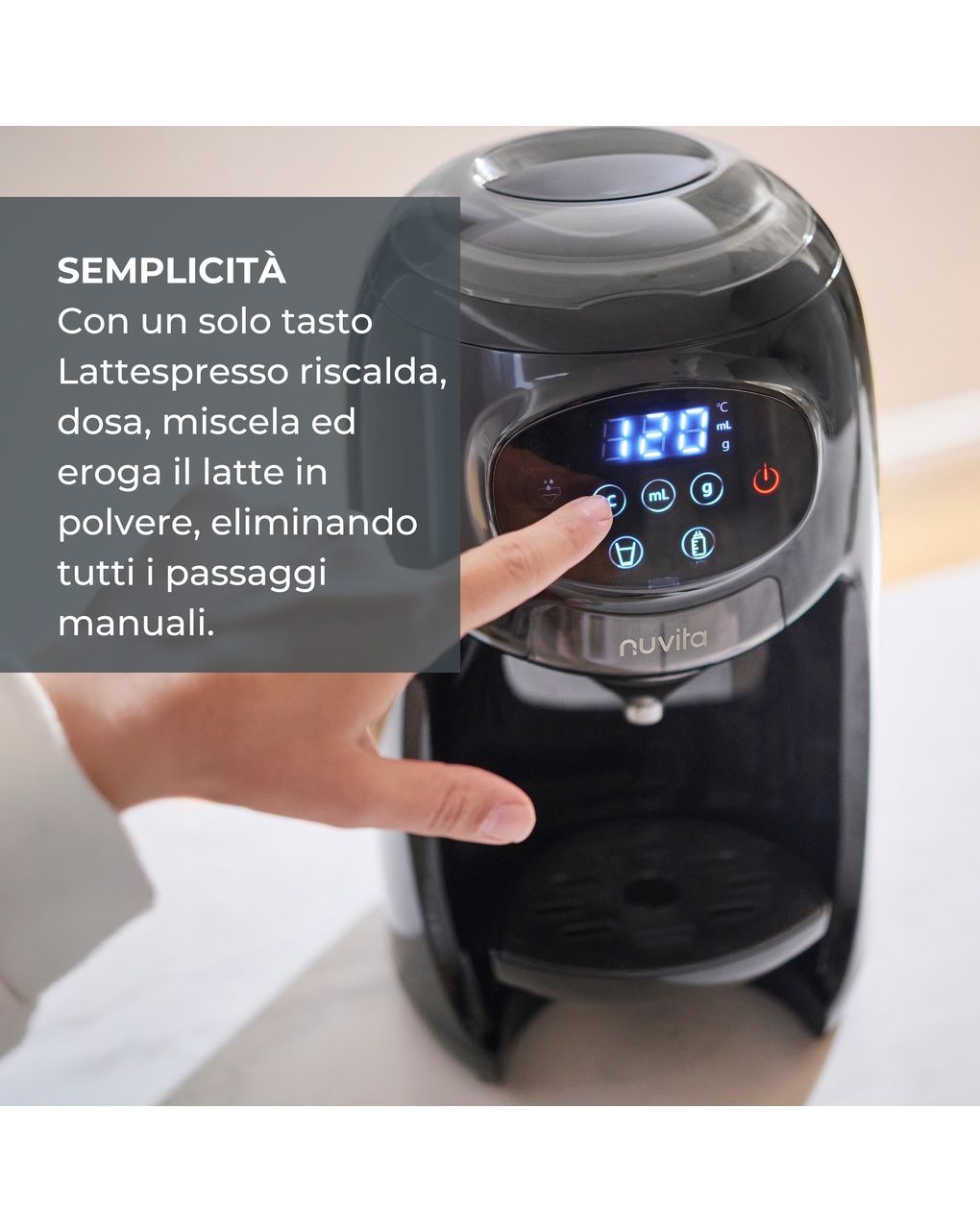 Preparatore istantaneo di biberon lattespresso -  1180 - nuvita