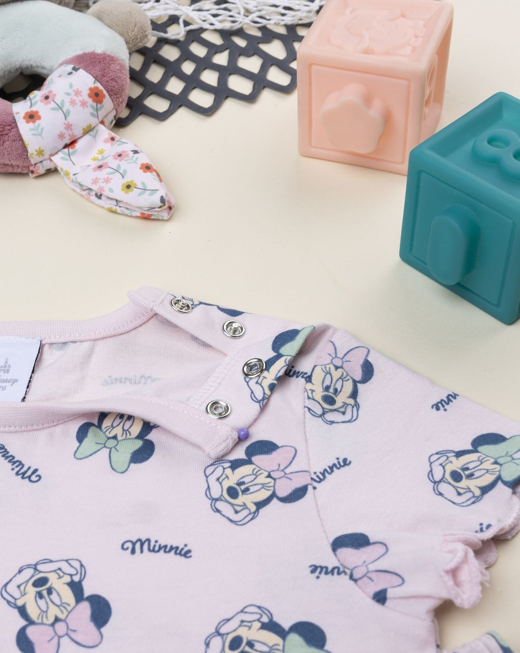 Pigiama corto bimba minnie allover