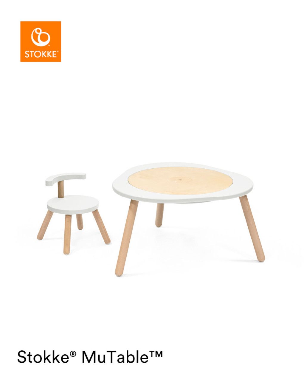 Tavolo da gioco mutable™ v2 white -  stokke®
