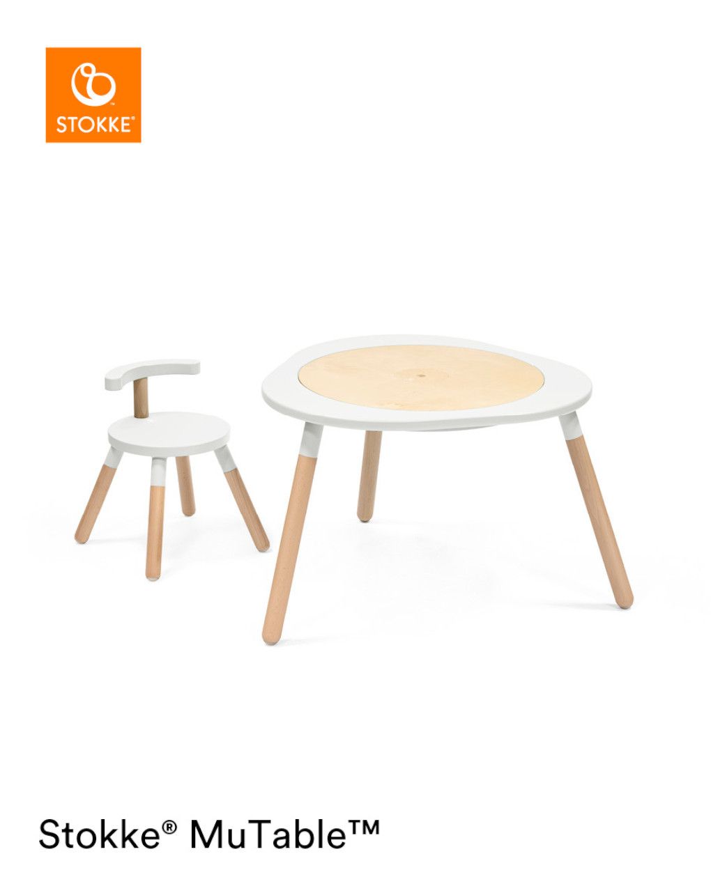 Tavolo da gioco mutable™ v2 white -  stokke®