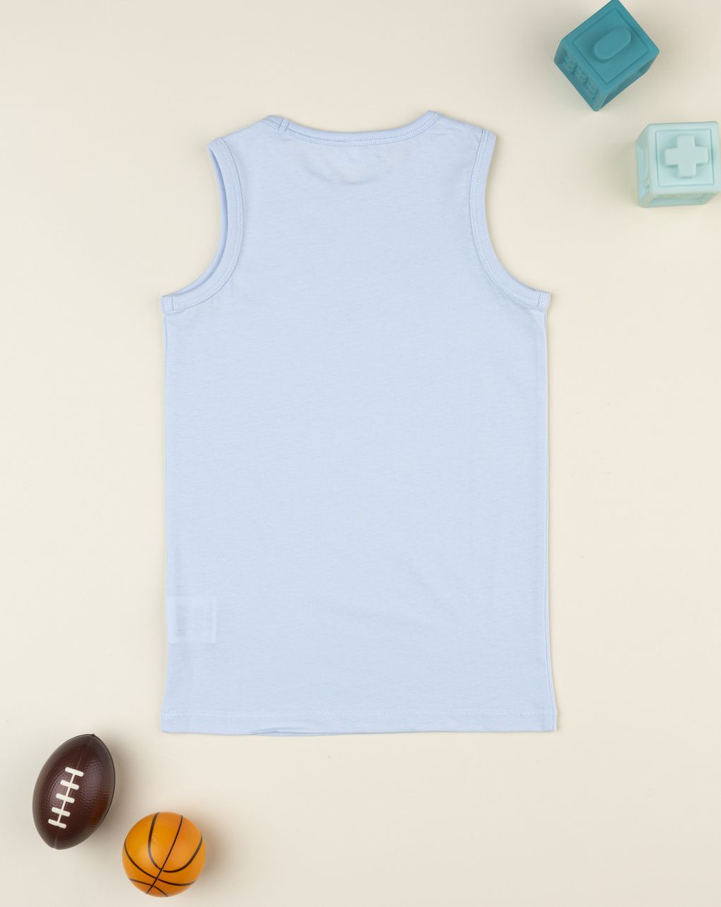 Canotta bimbo azzurra soccer