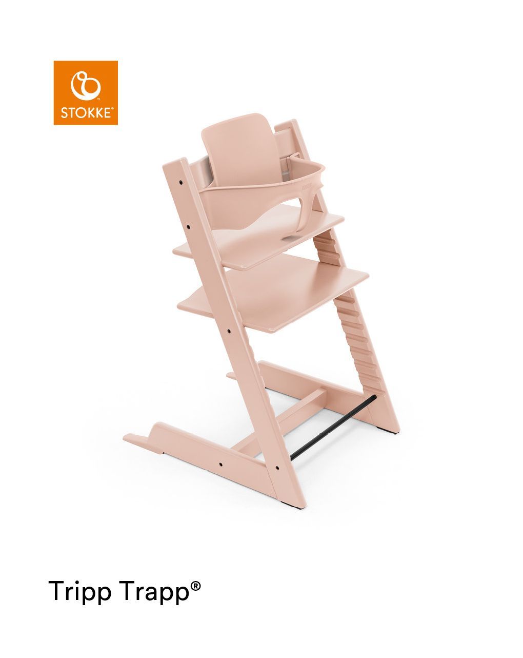 Tripp trapp® sedia serene pink personalizzabile - stokke®