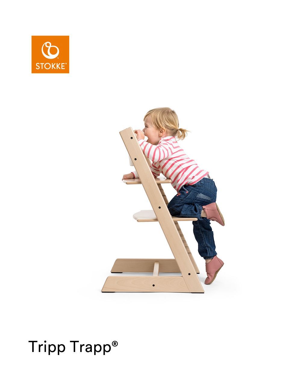 Tripp trapp® sedia serene pink personalizzabile - stokke®