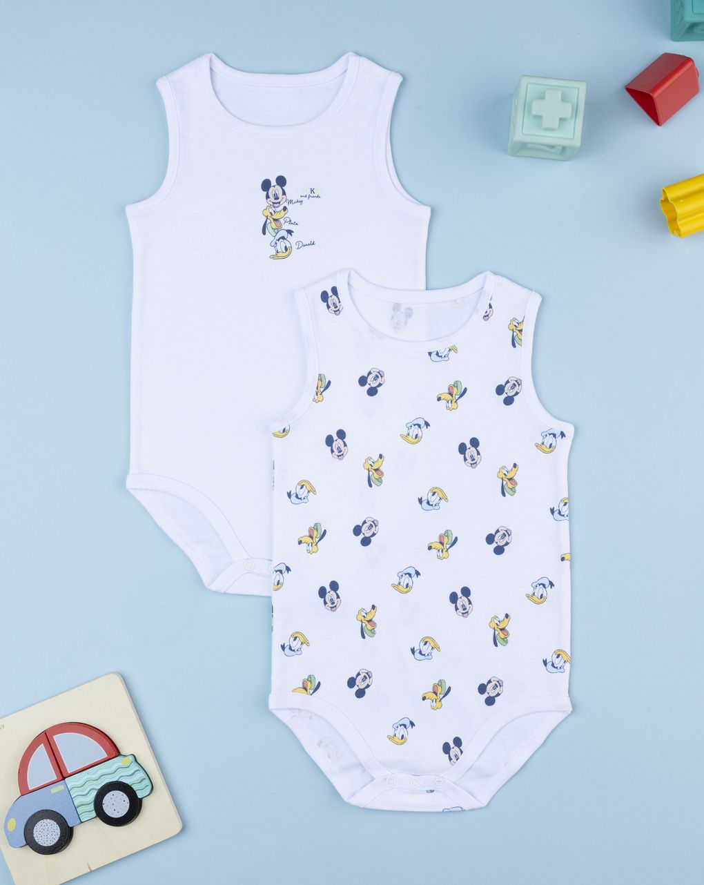 Pack 2 body bimbo stampati disney