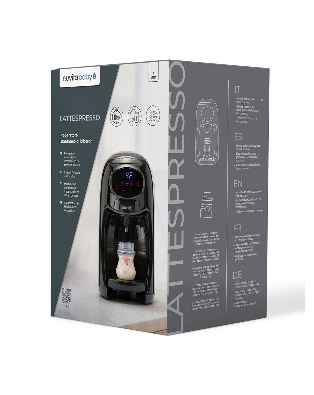 Preparatore istantaneo di biberon lattespresso -  1180 - nuvita