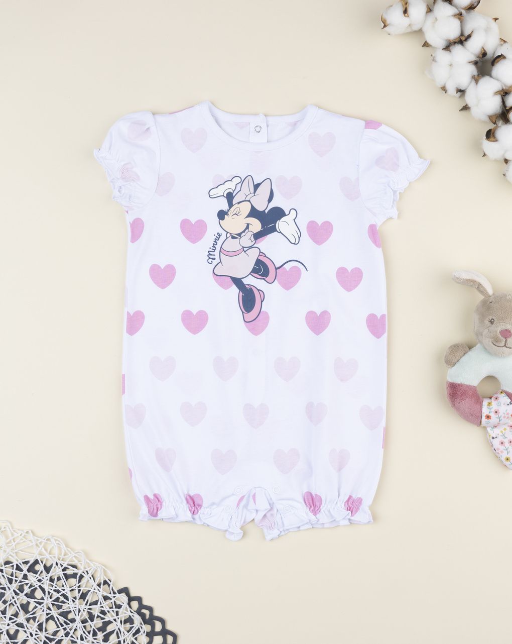 Pigiamone bimba minnie cuori
