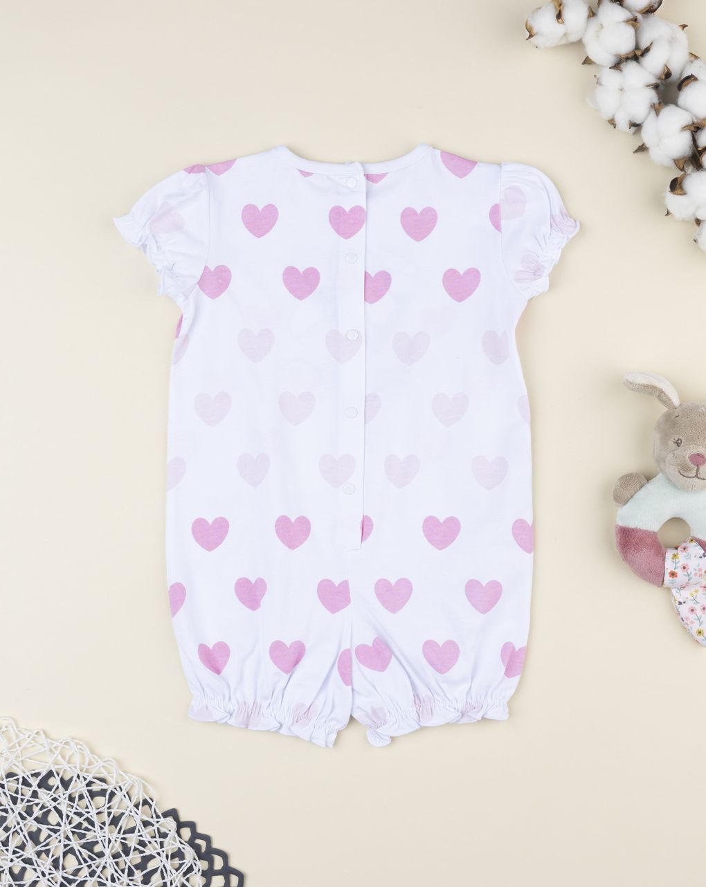 Pigiamone bimba minnie cuori