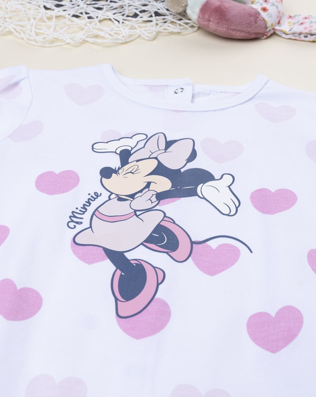 Pigiamone bimba minnie cuori