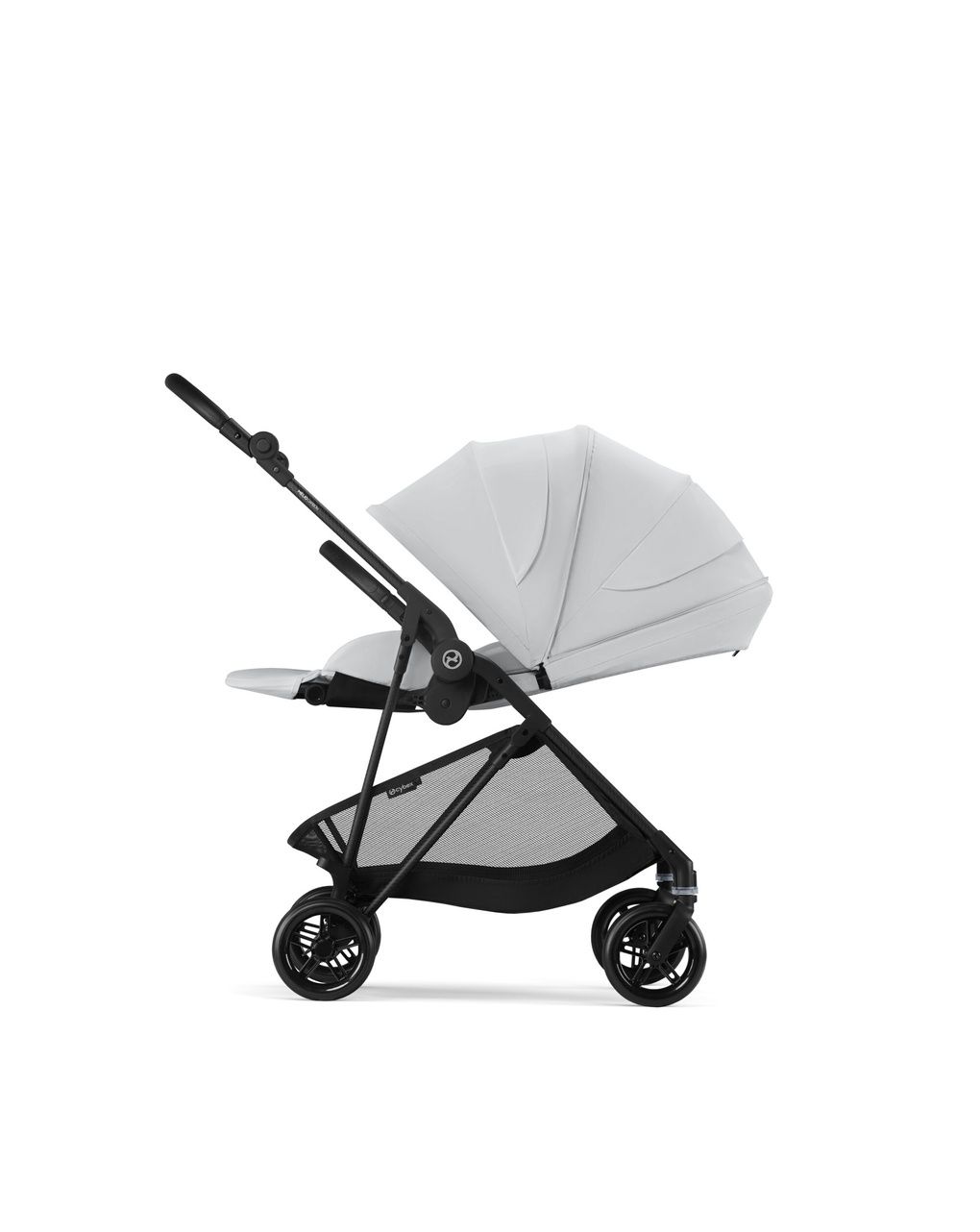Passeggino melio carbon b/fog grey-light grey - cybex