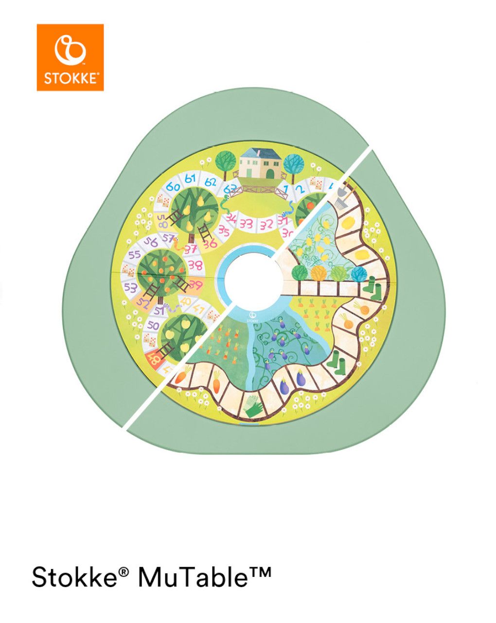 Ripiano gioco mutable™ v2 fruit & vegetables - stokke®