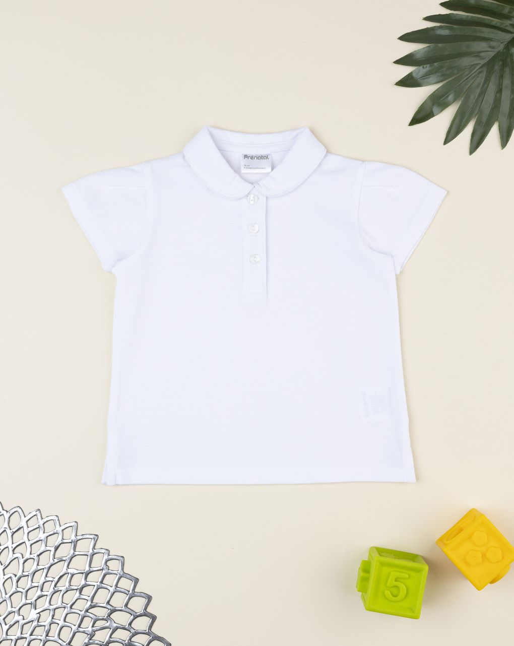 Polo bimba bianca