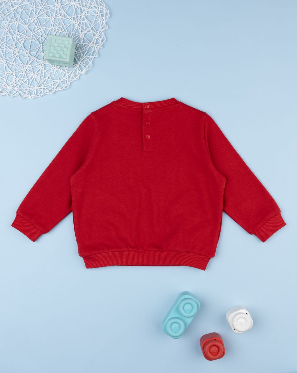 Maglia bimbo rossa stampata