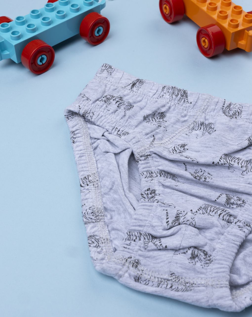 Slip bambino grigio tigri