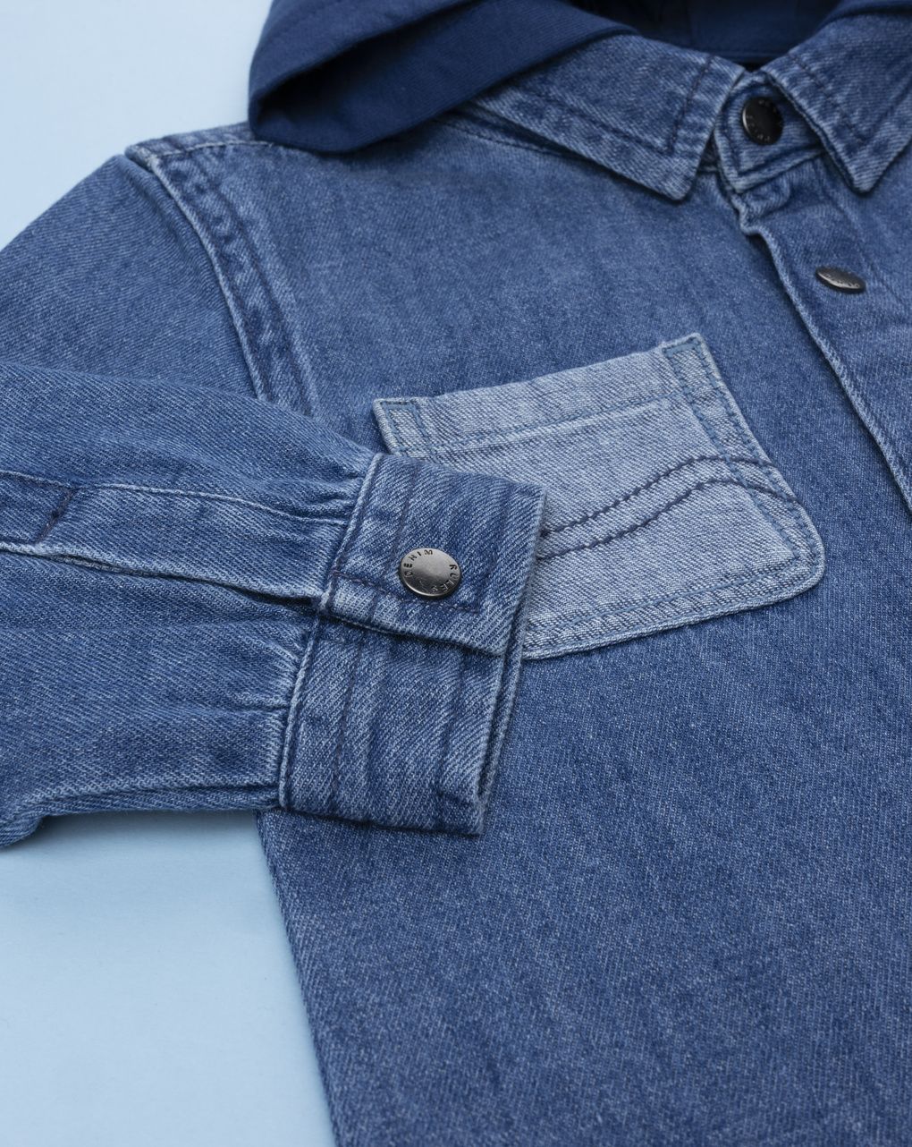 Completo 3 pezzi bimbo denim