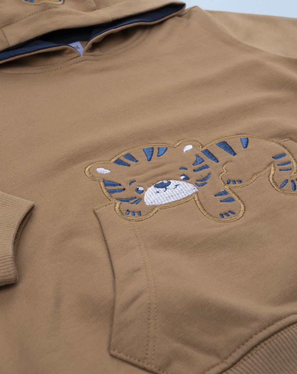 Felpa bimbo marrone tigre